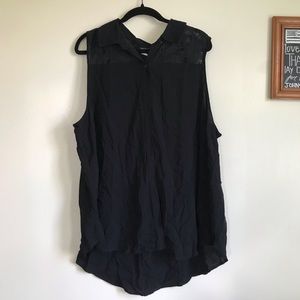 Torrid Black Laced Tank